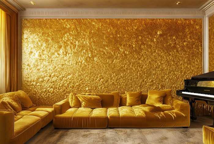 金色生活 - 金色生活墙布