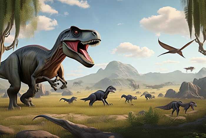 霸王龙生活的地方 - 霸王龙生活的地方有什么恐龙