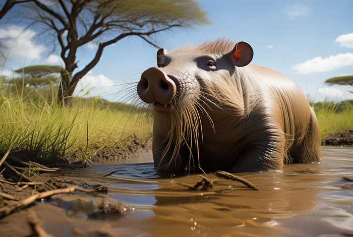 河马的生活习性动画(河马的生活环境和特点) 河马的生活习性动画(河马的生活环境和特点)