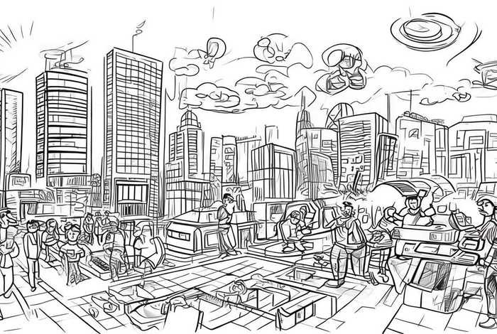 关于科技改变生活的图片 关于科技改变生活的图片简笔画