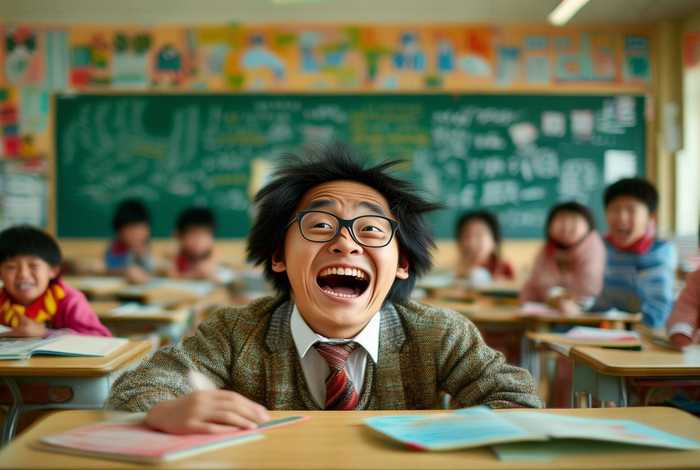 林呱呱上学生活、林呱呱爆笑校园