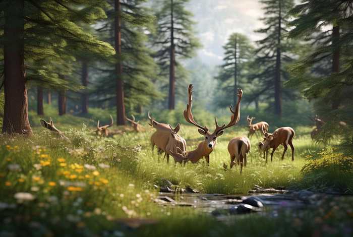 鹿生活在什么环境 鹿生活在什么环境中