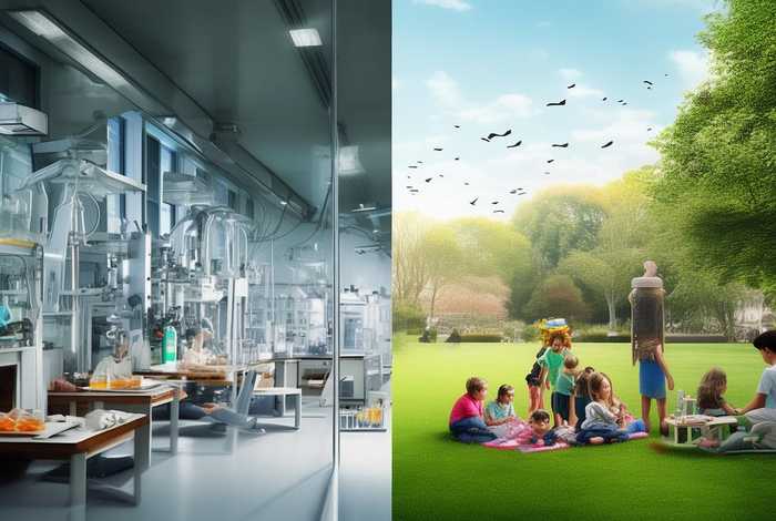 科研与生活对比（科研与生活对比图）