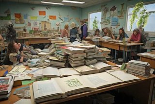 凌乱的生物课堂，凌乱的生物课堂笔记图片