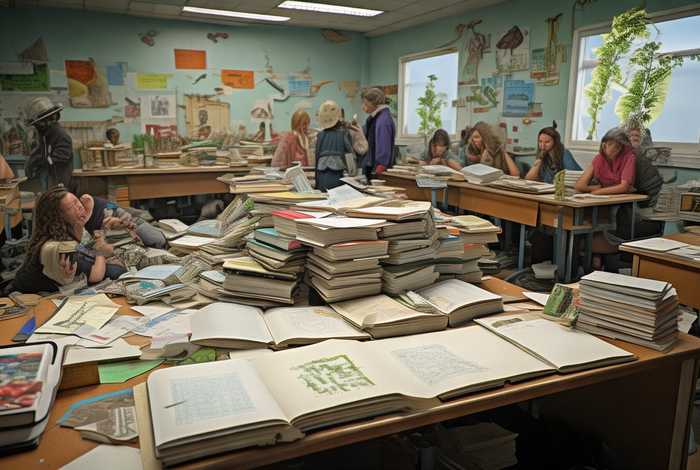 凌乱的生物课堂，凌乱的生物课堂笔记图片