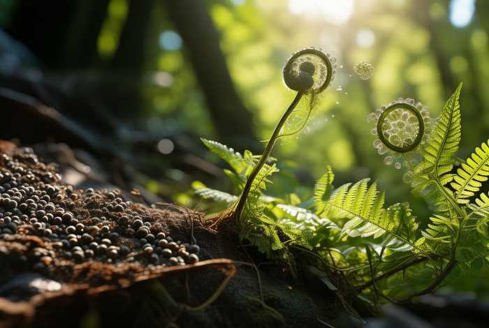 蕨类植物生活史示意图 - 蕨类植物生活史示意图怎么画