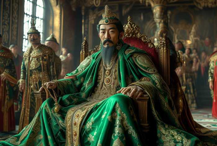 古代皇帝生活画，古代皇帝生活画像