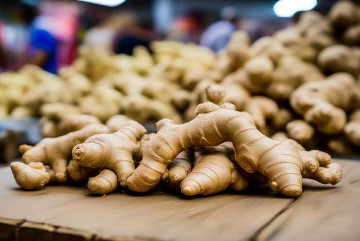 莱芜生姜图片，莱芜生姜图片济南市场上买个头比较小的姜是什么品种？