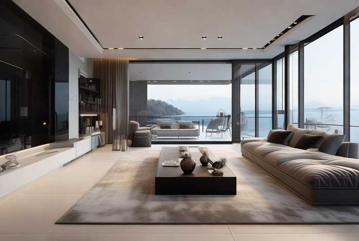 蓝湾上林苑极简奢华生活空间设计 - 金华蓝湾上林苑的房价是多少