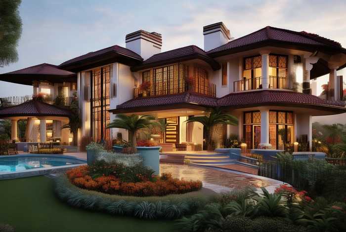 非洲有钱人的豪宅、非洲有钱人的豪宅图片