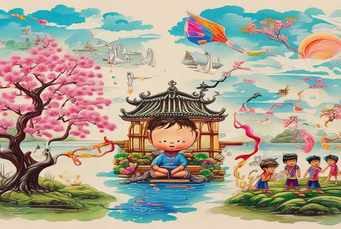 关于童年生活的古诗思维导图，童年有关的古诗思维导图