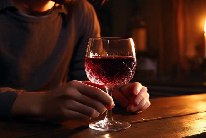 红酒图片真实照片，一个人喝红酒图片真实照片
