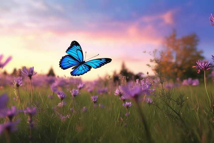 蓝蝴蝶生活在什么地方 蓝蝴蝶生活在什么地方呢