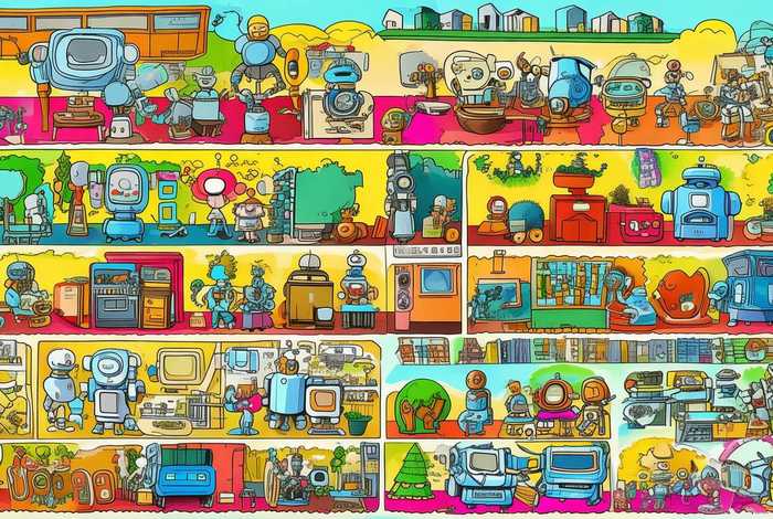 机器人与生活手抄报，机器人生活手抄报内容