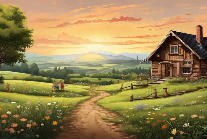 关于农村生活的诗句一-五年级，五句关于农村生活的诗句