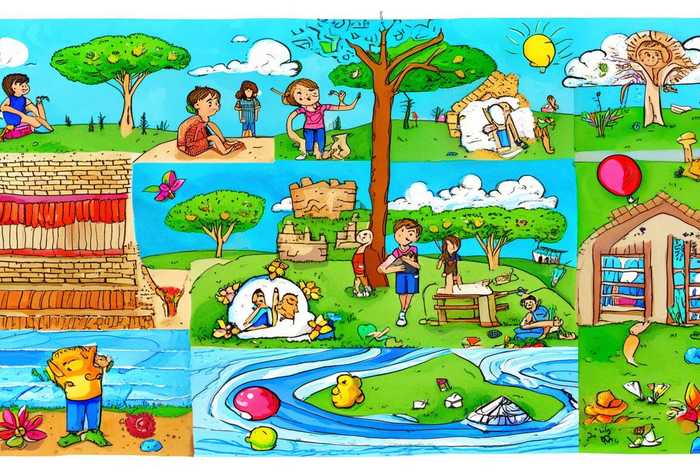 丰富多彩暑假生活手抄报；丰富多彩暑假生活手抄报怎么画