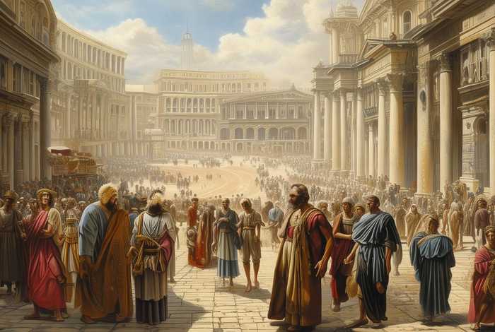 古罗马生活习俗 - 古罗马的社会生活