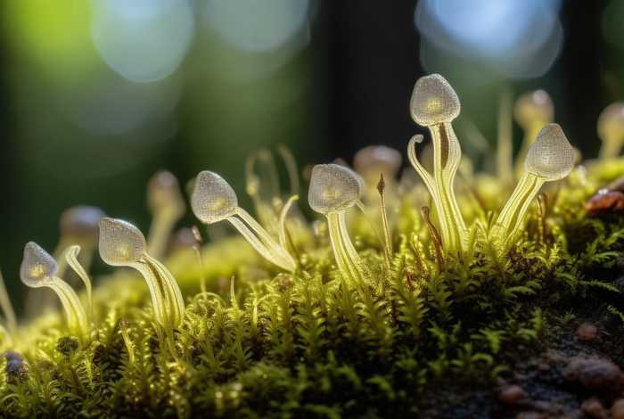 地钱生活史示意图、地钱的生活史简图