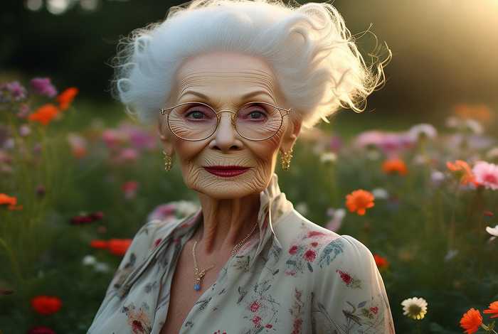 国外气质老太太；外国气质老人