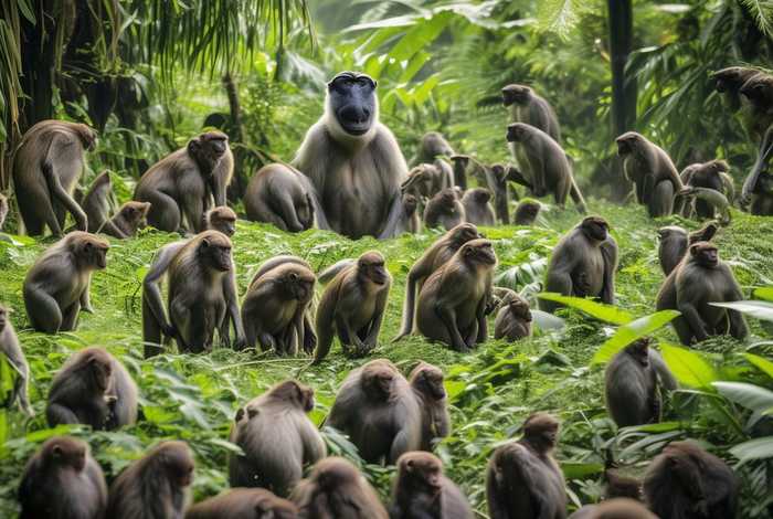 猴群的分工,猴群是怎样分等级的 猴群的分工,猴群是怎样分等级的