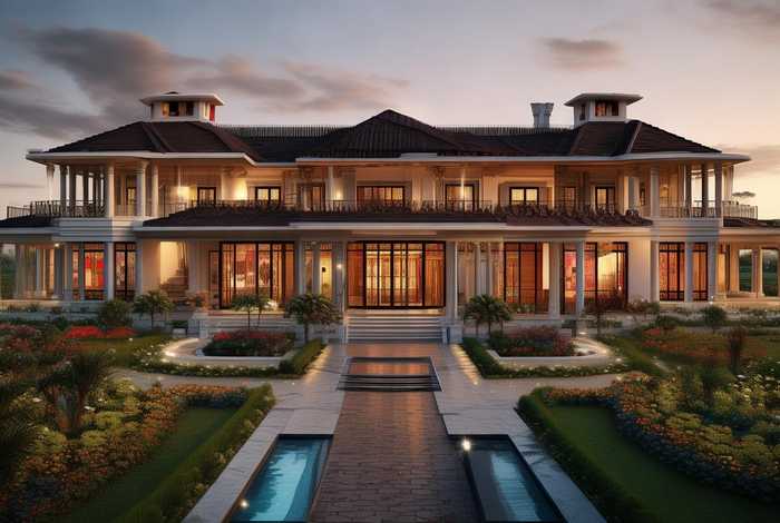 非洲有钱人的豪宅、非洲有钱人的豪宅图片