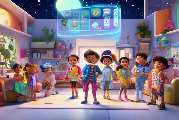 科技新生活绘画，科技创造新生活绘画 儿童