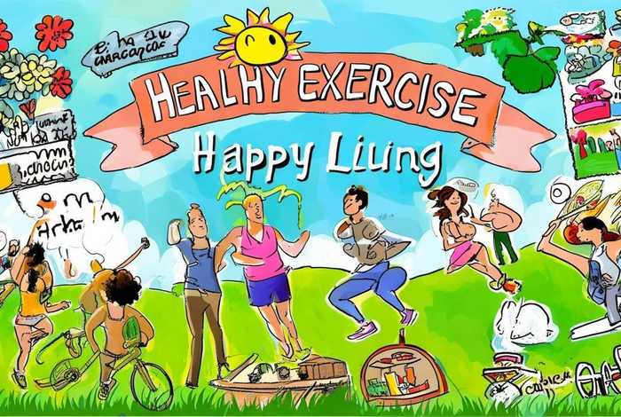 健康运动快乐生活手抄报 健康运动快乐生活手抄报模板