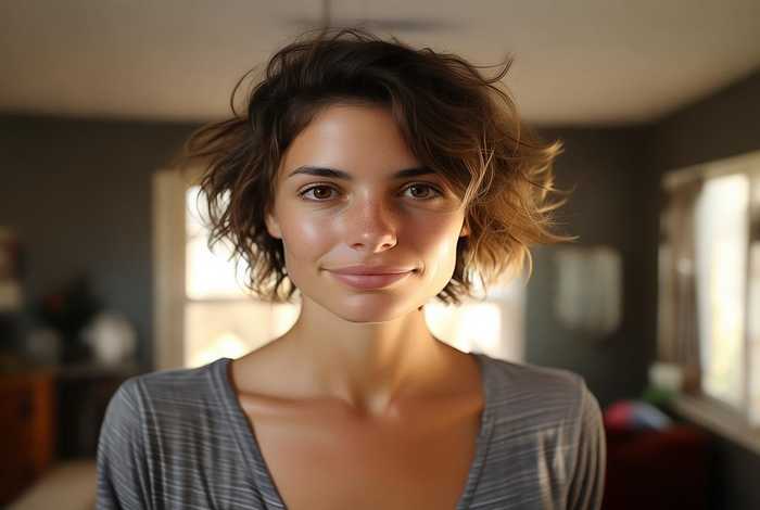 短发生活照女真实照片（短发生活照女真实照片大全）