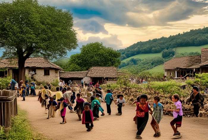 村民的生活大合集；村民们过着的生活