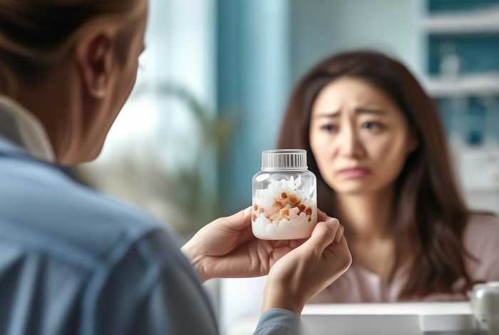 白带像粉色又像褐色血怎么回事（白带有血褐色分泌物怎么回事）