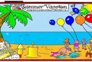 假期生活的手抄报英语 假期生活的手抄报英语四年级