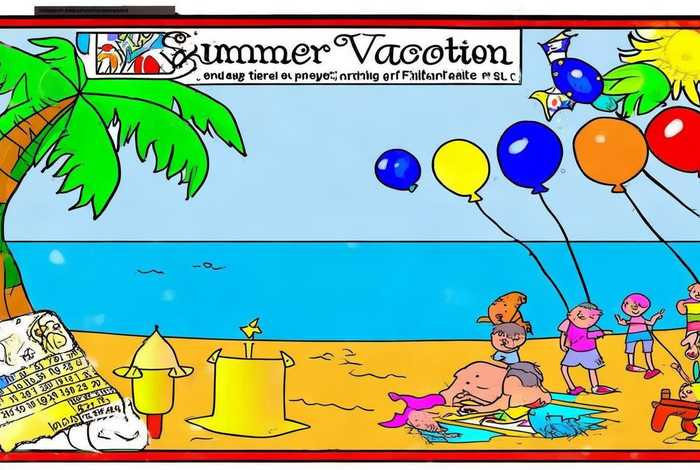 假期生活的手抄报英语 假期生活的手抄报英语四年级