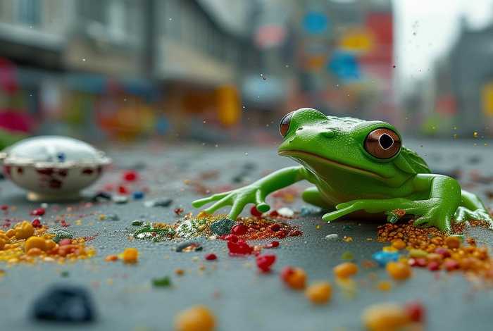 绿豆蛙给生活加点料是什么意思，绿豆蛙有什么含义