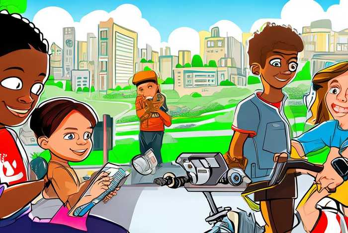 科技改变生活图片小学生版；科技改变生活小报图片