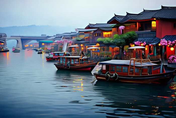 江岸生活视频，江岸生活视频素材