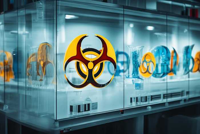 检验生物安全标识标牌课件ppt（检验科生物安全标识张贴）