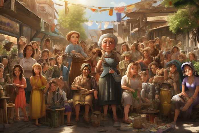 另一种妇女生活人物形象 - 另一种妇女生活人物形象描写