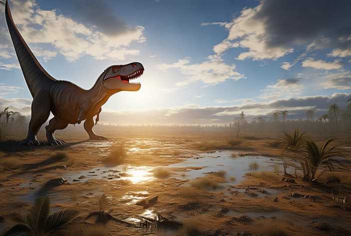 霸王龙的生活环境怎么画（霸王龙的生活环境怎么画的）