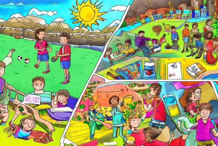 多彩的课余生活ppt - 多彩的课余生活手抄报