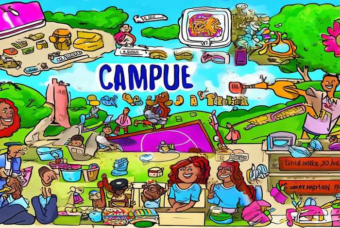 快乐的校园生活手抄报，快乐的校园生活手抄报图片