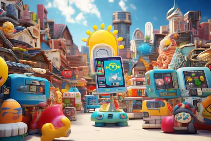 科技改变生活的图片简笔画，科技改变生活的图片简笔画彩色