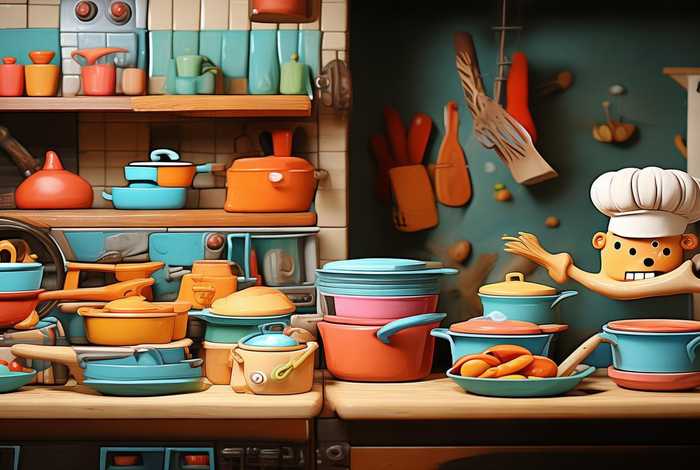 厨房器具卡通简笔画（厨房器具卡通简笔画图片）