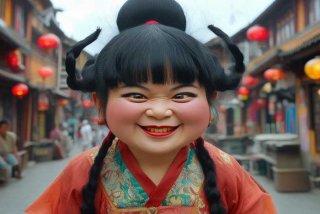 功夫龅牙珍生活照曝光、功夫里的龅牙珍本人照