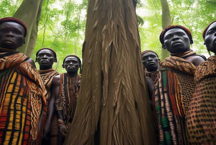 安哥拉象人族 - 安哥拉象人族卡宾达树皮