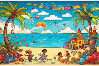 多彩的假期生活手抄报怎么画；多彩的假期生活手抄报怎么画图片