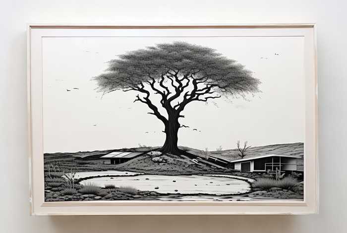 低碳生活装饰画黑白、低碳生活装饰画黑白简单