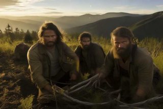 荒野求生两男一女挑战原始生活；荒野求生男女混搭原始生活