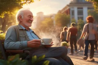 大学城董大爷的辛福生活 董大爷幸福生活