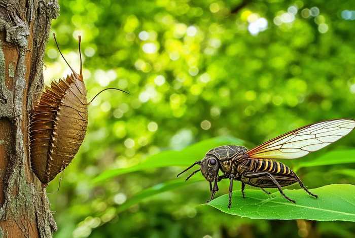 蝉的生活视频讲解；蝉的生活视频讲解图片