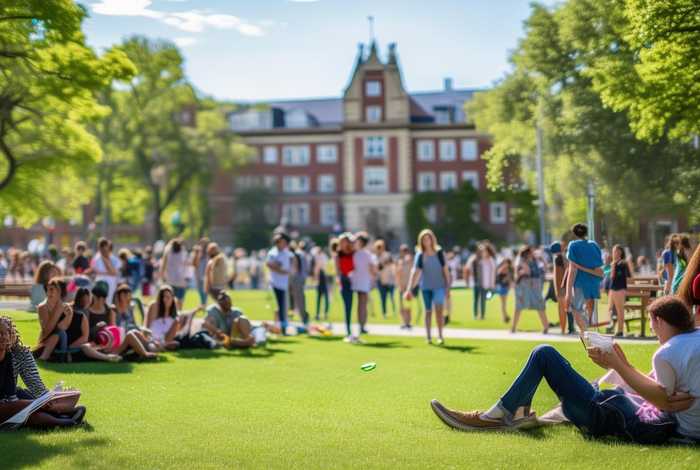 关于校园生活的一段话；关于校园生活的一段话英语
